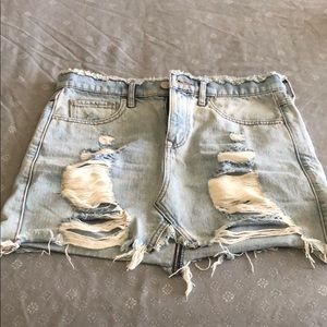Express Jean skirt EUC